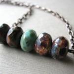 Rustic Czech Glass Earth To..
